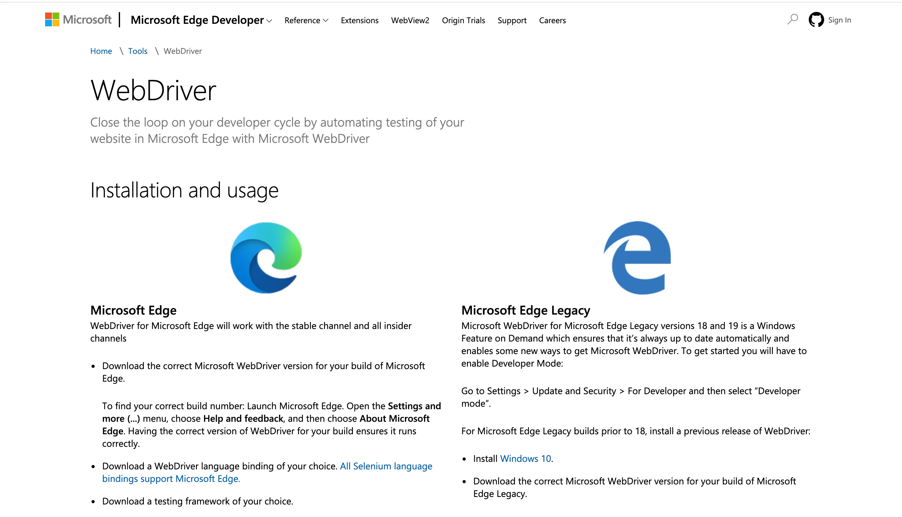 MSEdgeDevSite