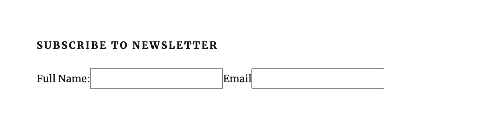 Form HTML