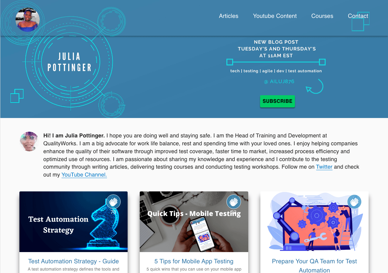 The old blog, built on Gatsby in 2020