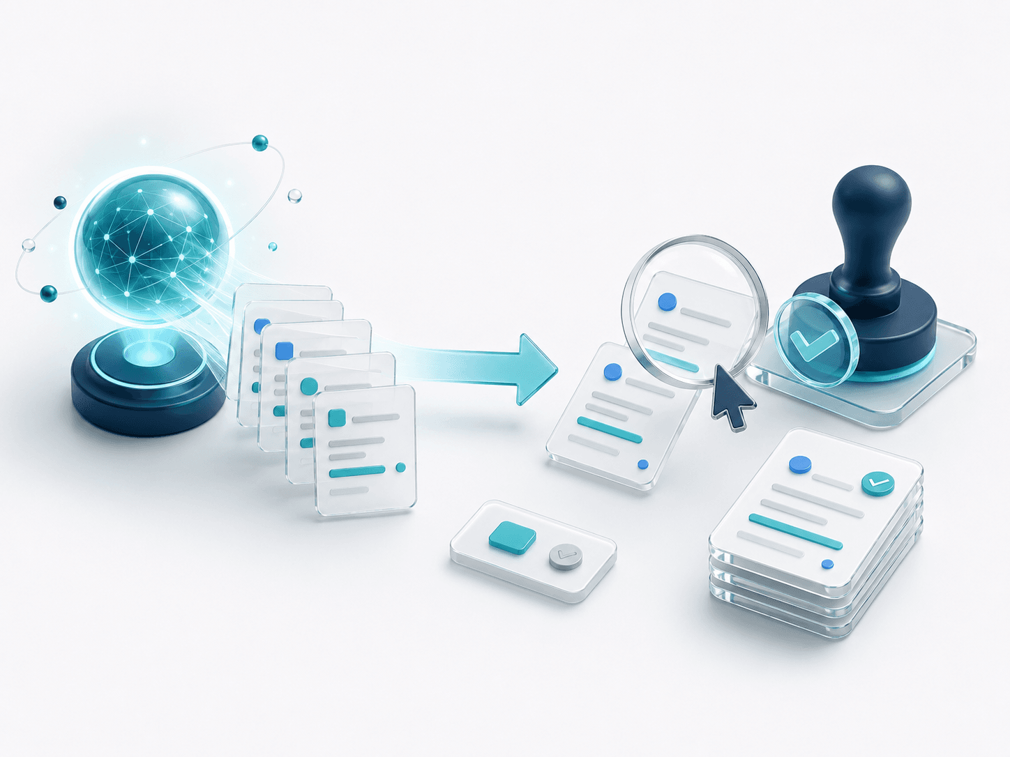 A tester reviewing and correcting AI-drafted test cases against real risk.