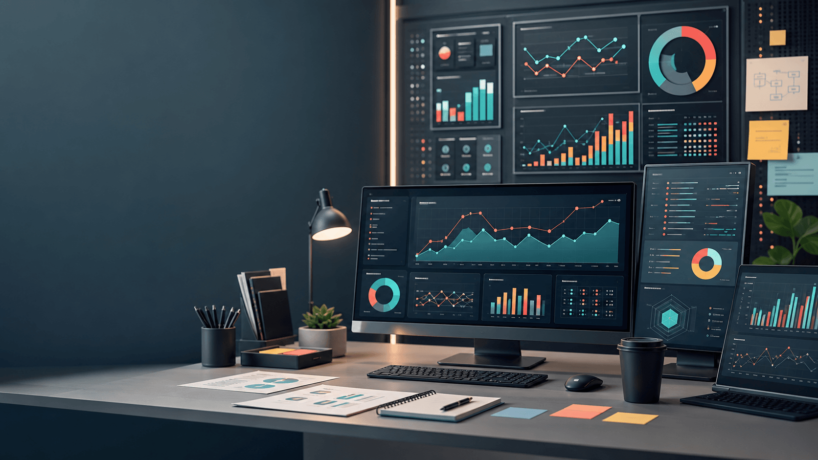 A QA evidence dashboard showing release signals and quality trends.