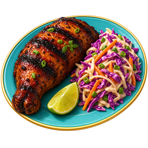 Jerk Chicken Plate, a Jamaican mains dish